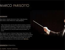 Tablet Screenshot of marcoparisotto.com